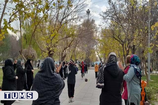 برگزاری جلسه آموزش عملی فعالیت بدنی ویژه سالمندان درپارک فدک شهرستان اسلامشهر 